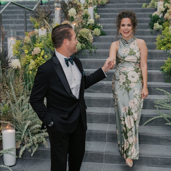 Reformation Anaiis Silk Dress. Size 0. Worn once! New condition. - Picture 1 of 8